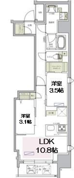 【間取り】 | アーバネックス堺筋本町