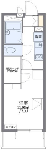 レオパレス武蔵野第２の間取り