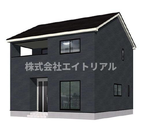 可児郡御嵩町上恵土　第8　新築戸建　全5棟の外観パース|外観イメージ