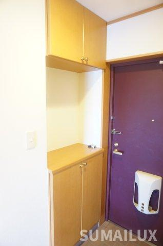 熊本市東区御領５丁目の賃貸マンションの玄関