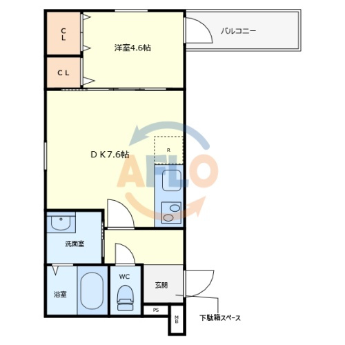 フジパレス湯里Ⅲ番館　の間取り|フジパレス湯里Ⅲ番館　間取り