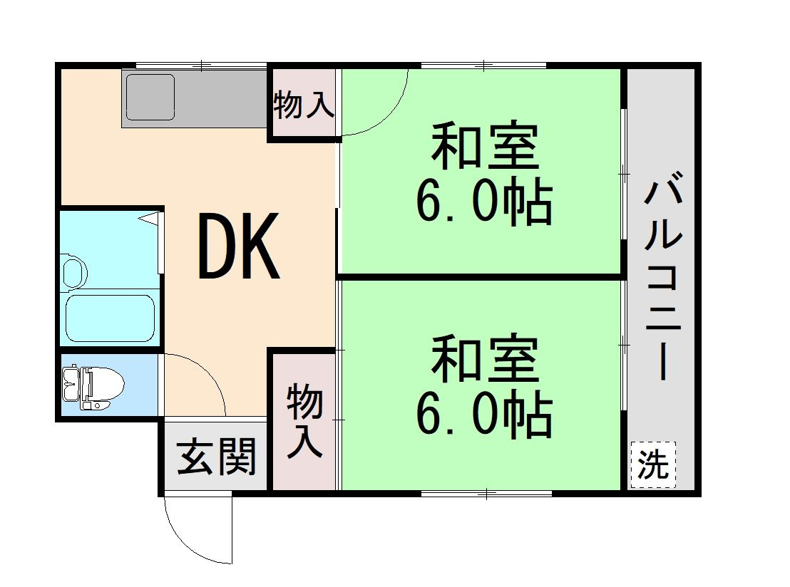 ハイム灘北の間取り
