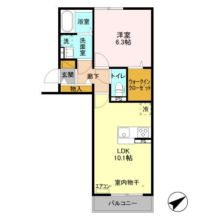 アステールピュールMの間取り
