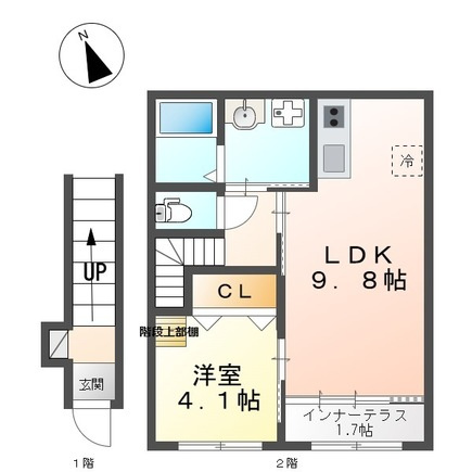 CASA山鳥の間取り|間取図