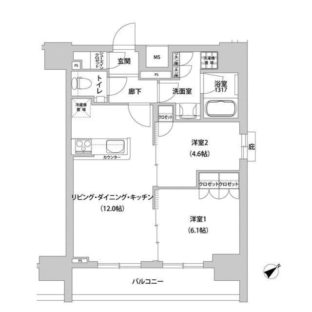 メトロステージ上野の間取り