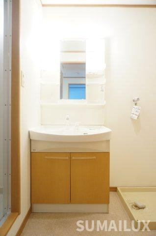 熊本市東区御領５丁目の賃貸マンションの独立洗面台