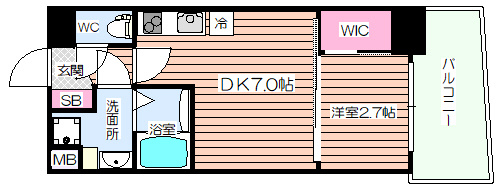 【間取り】 | セレニテ西中島アリア壱番館