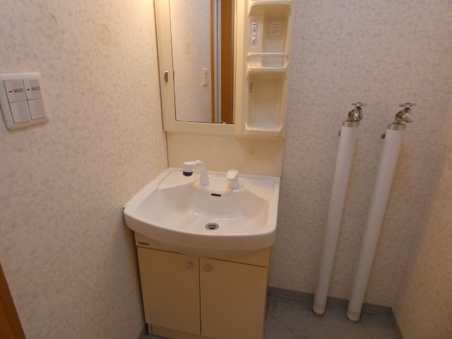 LAND HUMANの洗面所