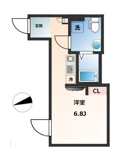 Novel　Court　東日暮里の間取り