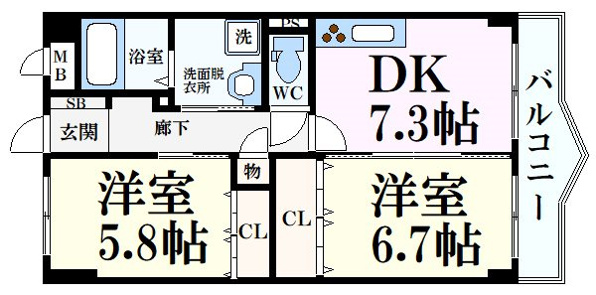 ラシュレウエスト六甲