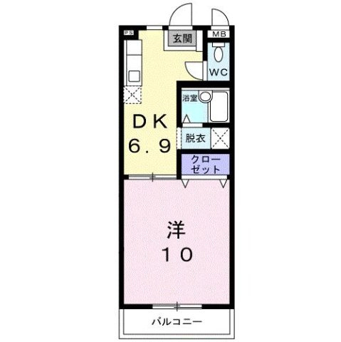 ヴィラハピネスの間取り