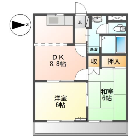 シーガルⅢの間取り