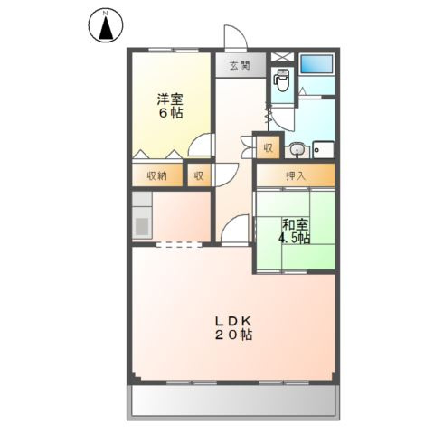 【間取り】 | スカイヒルズ新道出