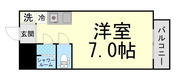 ロマネスク御影の間取り