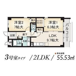 ウィルあじまの間取り