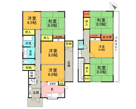 【間取り】 | 伊東市湯川　戸建