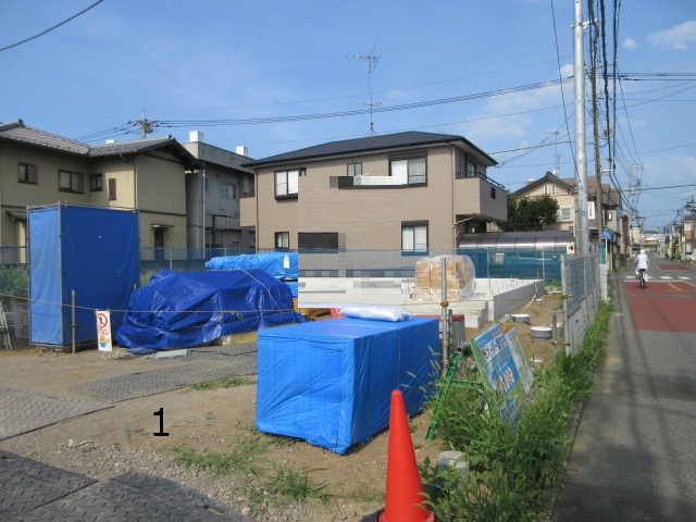 【仲介手数料無料】新築戸建　東松山市松本町1-2-6付近の前面道路含む現地写真
