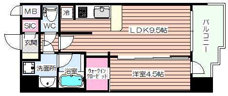 【間取り】 | スプランディッド新大阪Ⅴ