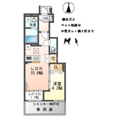 小信中島新築アパートの間取り
