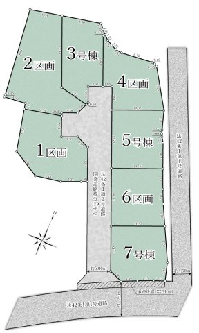 【土地図】 | 自然環境豊かで都心へのアクセスの良好の立地☆彡閑静エリアで叶える贅沢なご家族時間を楽しめる、そんな邸宅で建築なさいませんか？まずはお客様の夢をお聞かせください☆彡