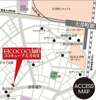 【地図】ＣＯＣＯＣＵＢＥ大井町Ⅱ 