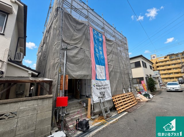 和歌山市市小路　第6期　新築一戸建ての外観|周辺は落ち着いた街並みの住宅地！子育てがしやすい住環境です！まだ未完成ですが、現地でしかわからない事もございます。是非一度ご覧ください。
