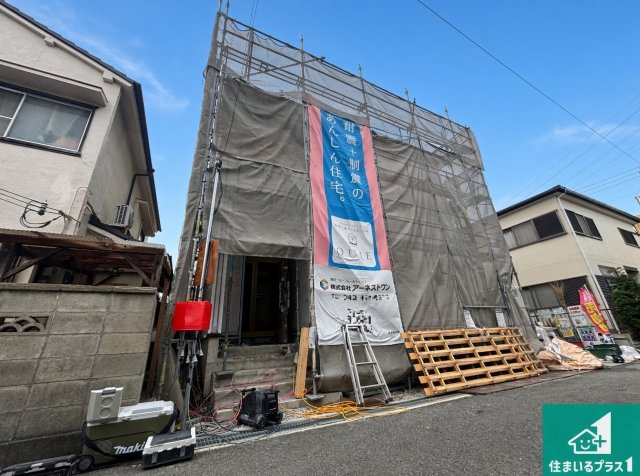 和歌山市市小路　第6期　新築一戸建ての外観|周辺は落ち着いた街並みの住宅地！子育てがしやすい住環境です！まだ未完成ですが、現地でしかわからない事もございます。是非一度ご覧ください。