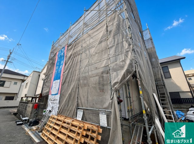 和歌山市市小路　第6期　新築一戸建ての外観|周辺は落ち着いた街並みの住宅地！子育てがしやすい住環境です！まだ未完成ですが、現地でしかわからない事もございます。是非一度ご覧ください。