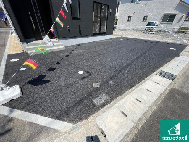 神戸市西区伊川谷町有瀬　第7期　新築一戸建ての駐車場|駐車スペース！散水栓があるので、こまめに愛車を洗えます！