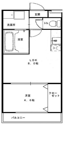 【間取り】 | モンサント田中町