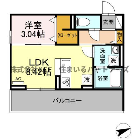 D-roomクレスト国分の間取り