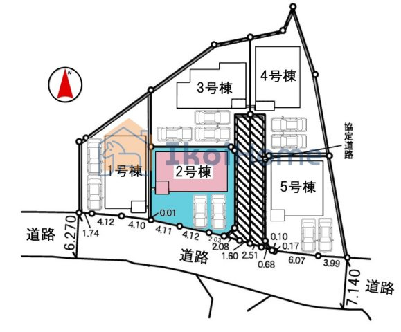 神戸市西区伊川谷町有瀬第7　2号棟　新築戸建のその他|【ホームページに現地動画掲載中】●年中無休：当日予約可●前面道路は6.2M～幅で広々しています