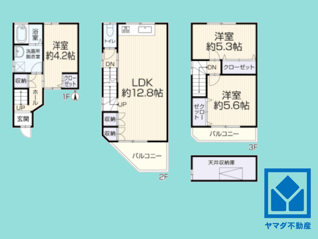 伏見区久我石原町の間取り