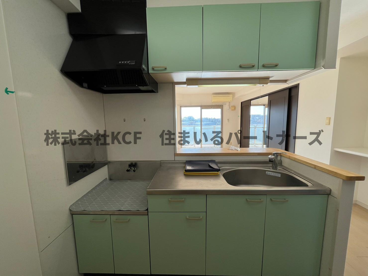八女郡広川町大字一條の賃貸マンションのキッチン|ゆったりとしたリビングです