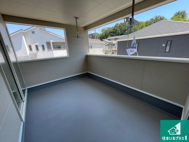 神戸市西区伊川谷町有瀬　第7期　新築一戸建てのバルコニー|日当たりのよいバルコニー！お部屋が開放的に！