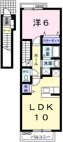 ラフレシールＨの間取り
