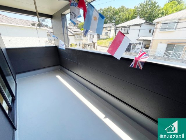 神戸市西区伊川谷町有瀬　第7期　新築一戸建てのバルコニー|日当たりのよいバルコニー！お部屋が開放的に！