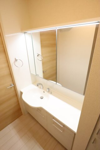 大阪市城東区今福西１丁目の賃貸マンションの独立洗面台