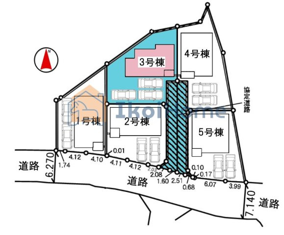 神戸市西区伊川谷町有瀬第7　3号棟　新築戸建のその他|【ホームページに現地動画掲載中】●年中無休：当日予約可●前面道路は6.2M～幅で広々して駐車も安心！