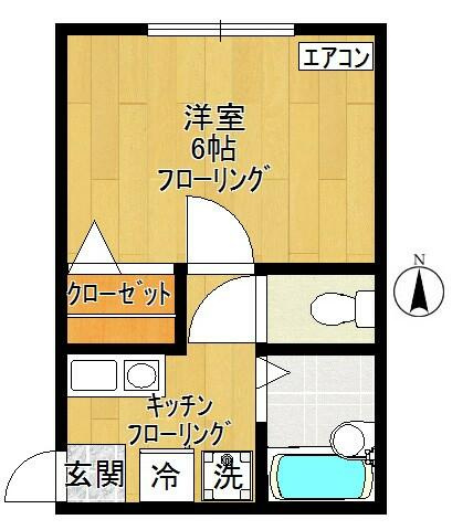 川崎市多摩区菅北浦１丁目の賃貸マンションの間取り