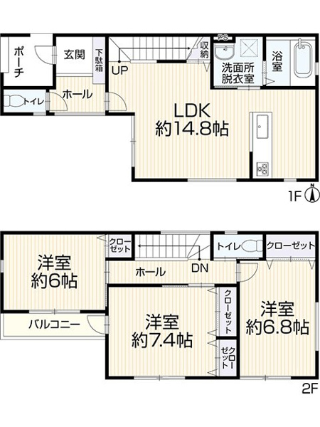 【間取り】 | 城南区長尾３丁目　中古一戸建☆仲介手数料無料☆