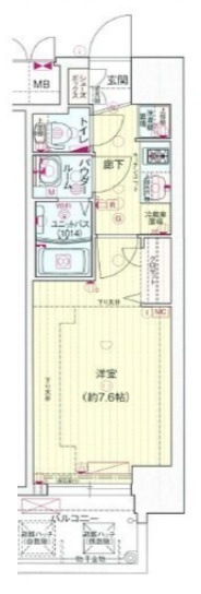 【間取り】 | プレサンス堺筋本町センティス