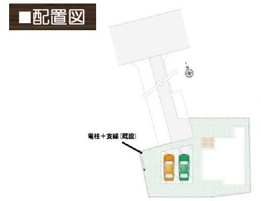 【仲介手数料無料】新築戸建　東松山市松本町1-2-6付近の区画図
