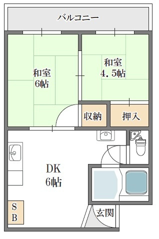 【間取り】 | 西村マンション