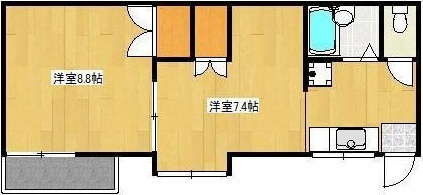 Ｃasa Yakuenの間取り