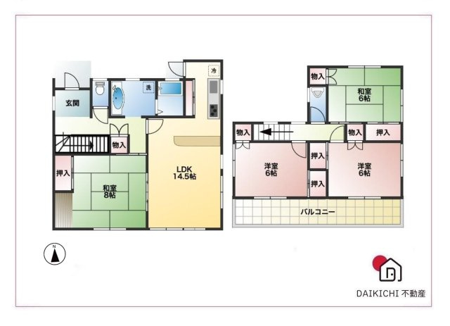 【間取り】 | 深谷市東方　中古戸建