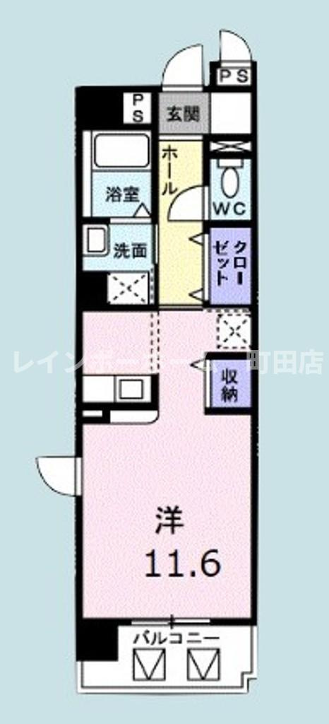 ミッションヒルズ※初期費用分割あと払いサービス利用可能物件の間取り