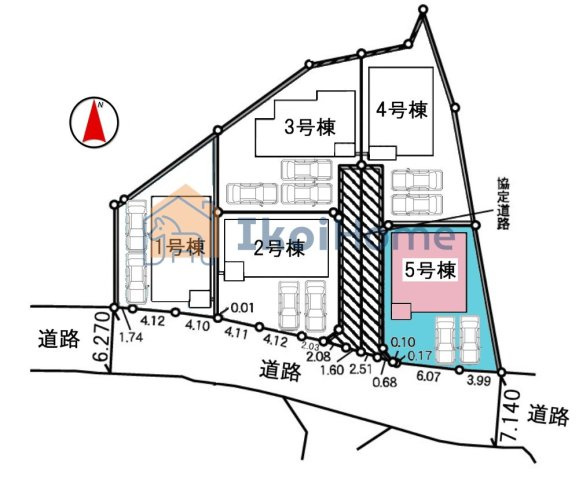 神戸市西区伊川谷町有瀬第7　5号棟　新築戸建のその他|【ホームページに現地動画掲載中】●年中無休：当日予約可●前面道路は6.2M～幅で広々して駐車も安心！
