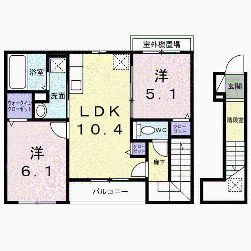 プラム江坂の間取り|間取り