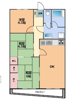 【間取り】 | スカイマンション河辺